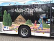 Naturpark-Bus: hintere rechte Seitenansicht